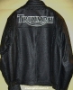 TRIUMPH IN PELLE BICOLORE APPLICAZIONE